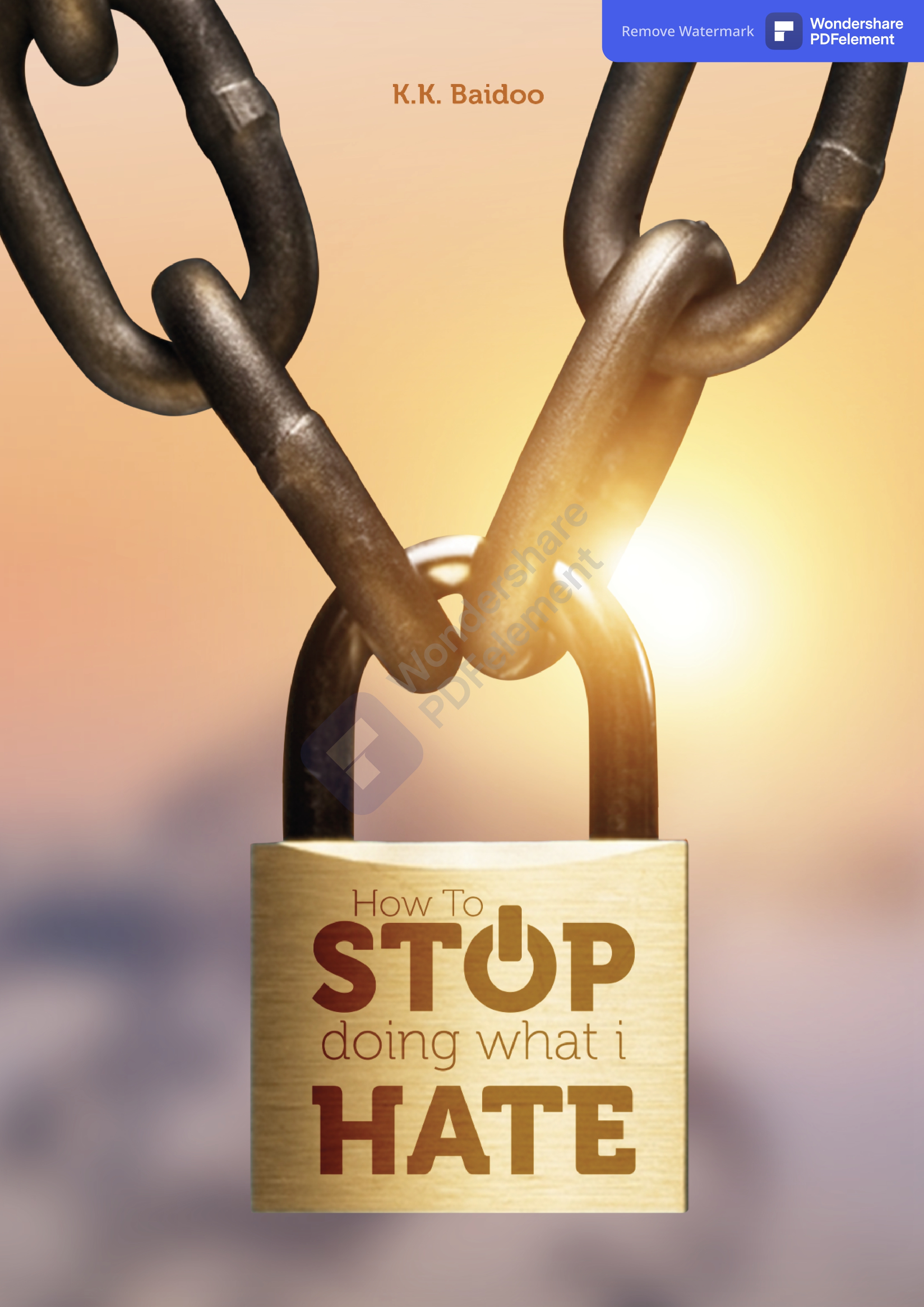 How To Stop Doing What I Hate